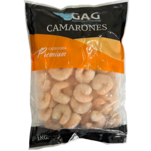 Camarón 36-40 Cocido Pelado Desvenado