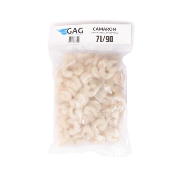 Camarón 71-90 Crudo Pelado Desvenado